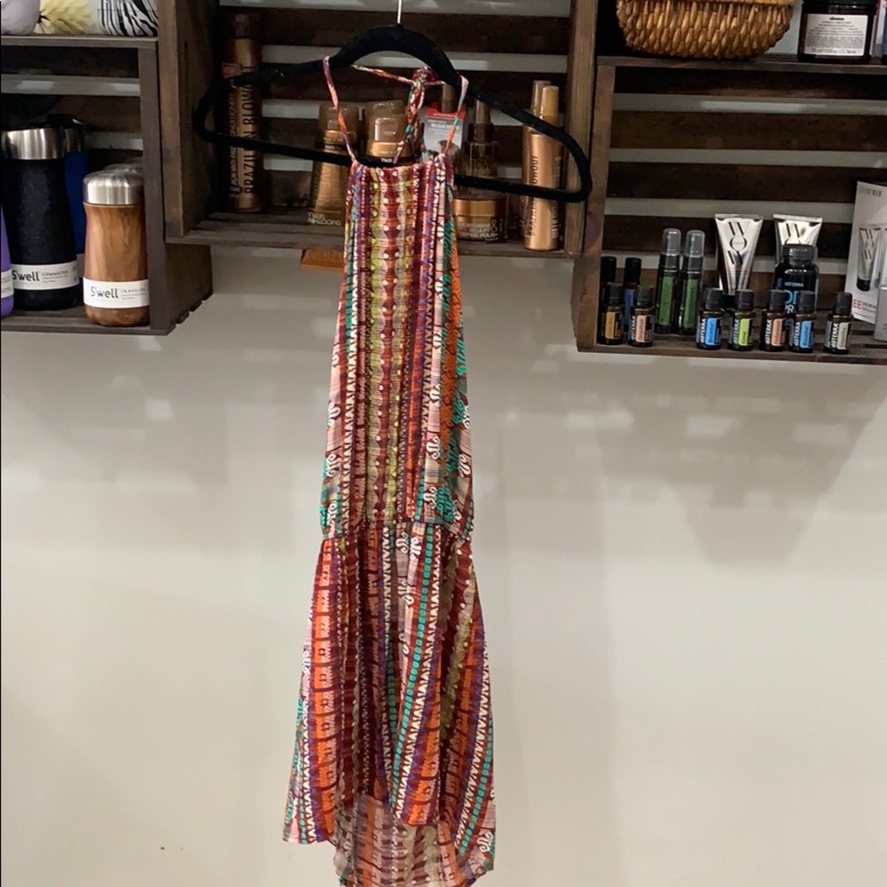 Honey punch pattern dress